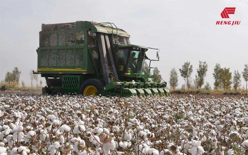 mécanisation de la récolte du coton