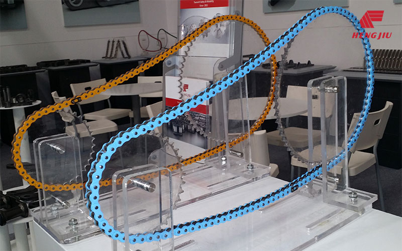 chaîne avec joints O-Ring et X-Ring