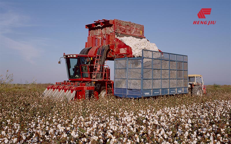 chaînes spéciales pour récolte du coton